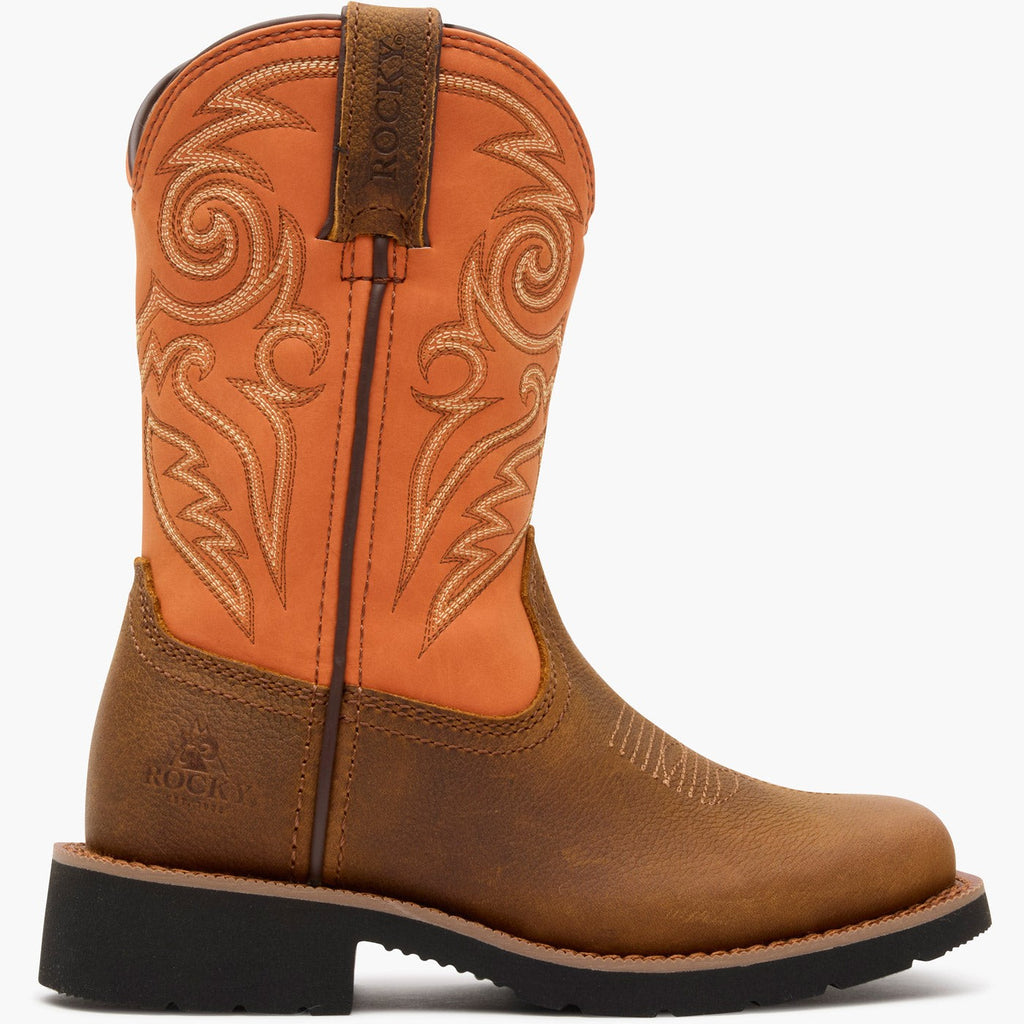 MonoCrepe Kids' Western Pull-On Boot