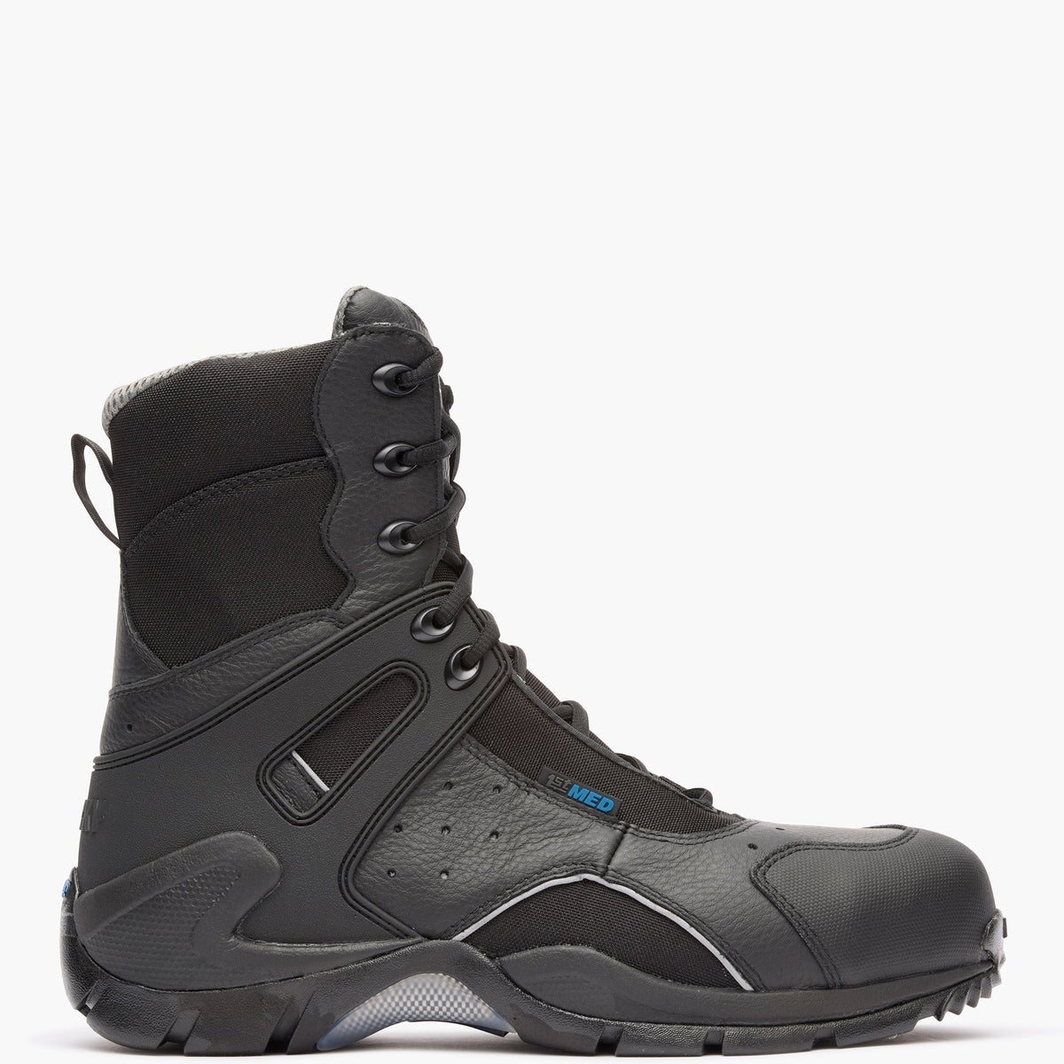 Rocky 1st Med Carbon Fiber Toe Puncture-Resistant Side-Zip Waterproof Public Service Boot