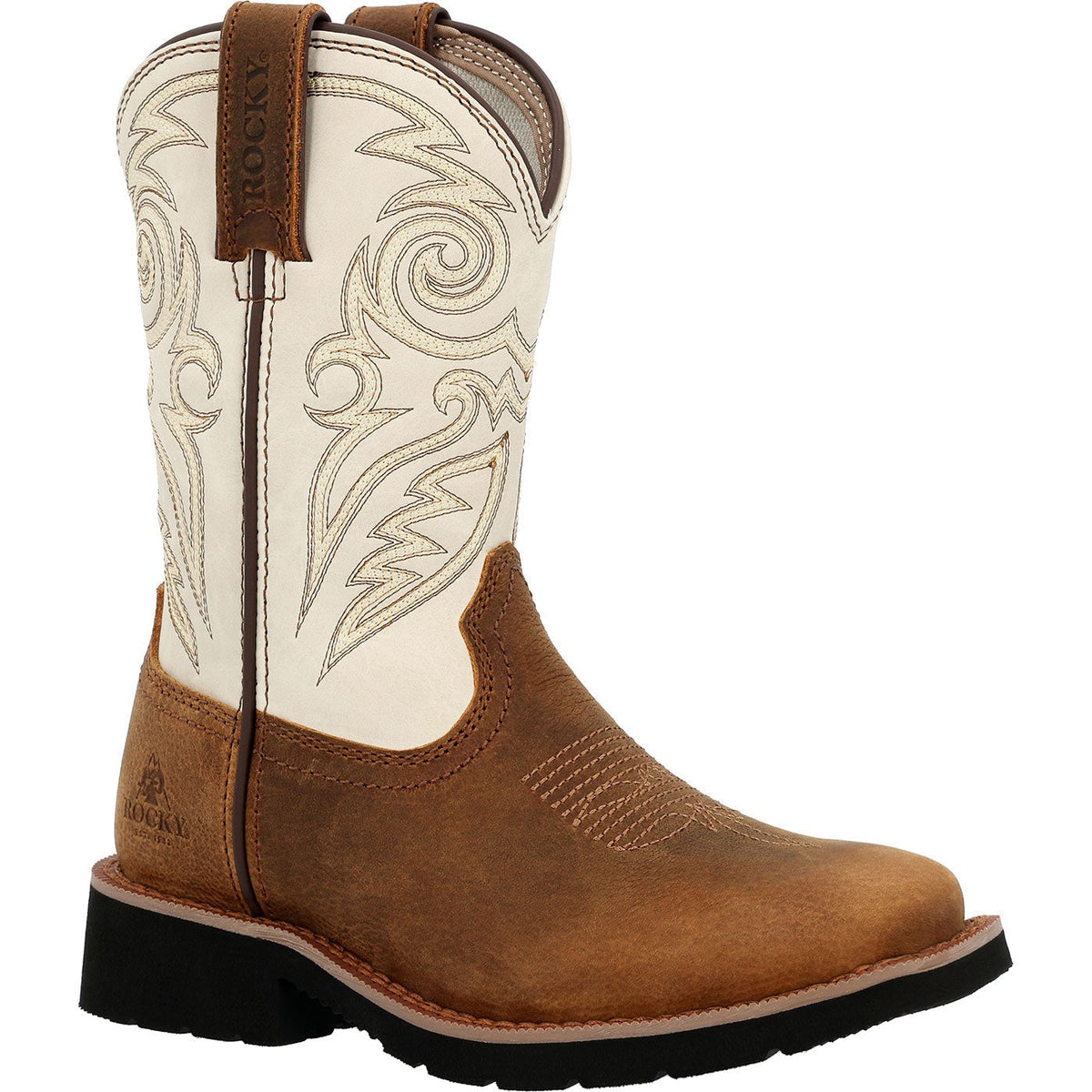 Rocky Big Kid’s MonoCrepe Western Boot